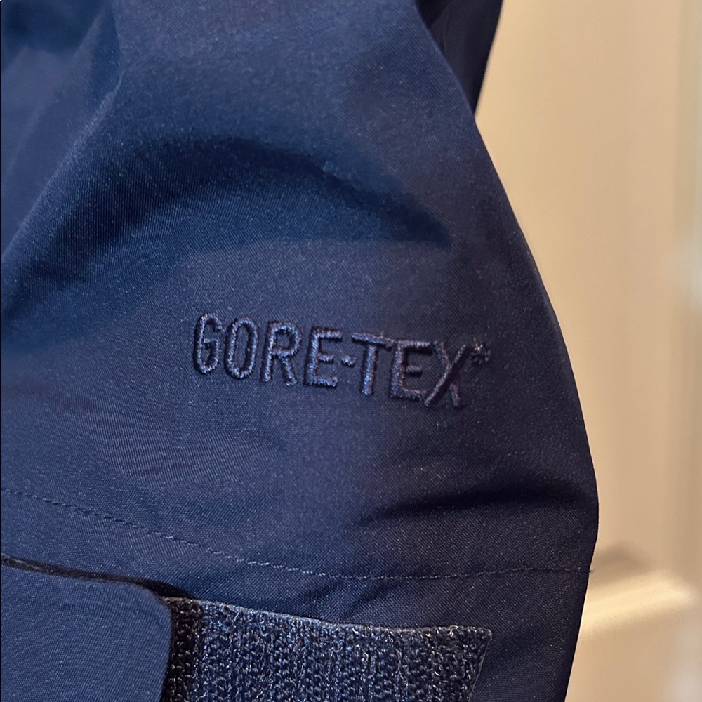 Patagonia Large - Piolet Jacket Mountain Parka Navy with Teal Lining and Accents - Picture 3 of 10